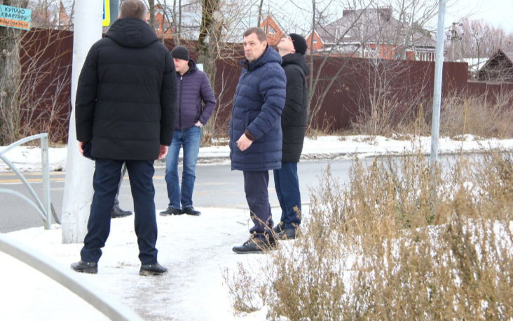 В первый день нового года мэр Рязани Виталий Артемов провел объезд городских территорий