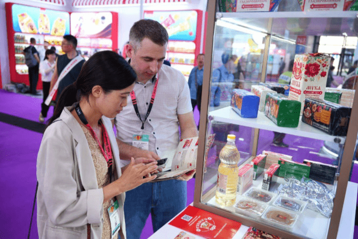 Рязанская область представила в Шанхае стенд со своей продукцией