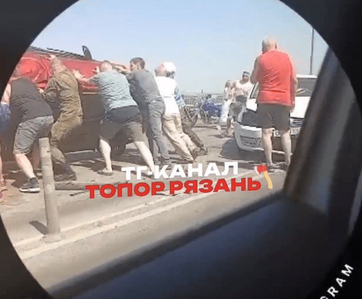 На въезде в Рязань произошло серьезное ДТП