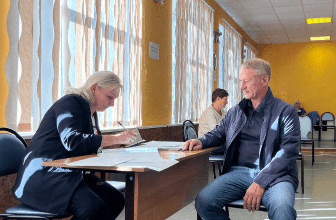 Председатель Рязанской облдумы Аркадий Фомин отдал свой голос на выборах