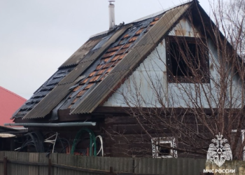 В Спасском районе из-за неисправности дымохода сгорела хозпостройка