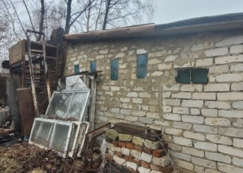 В Сасовском округе горела хозпостройка