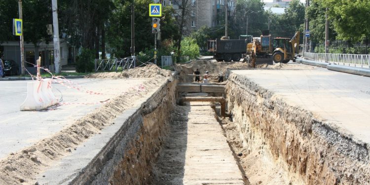 На улице Гагарина стартовали работы по капремонту участка тепломагистрали На улице Гагарина стартовали работы по капремонту участка тепломагистрали