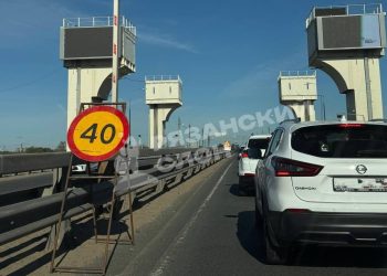 5 сентября на Северной окружной дороге в Рязани образовалась пробка