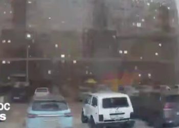 В рязанском жилом комплексе после яркой вспышки пропало электричество