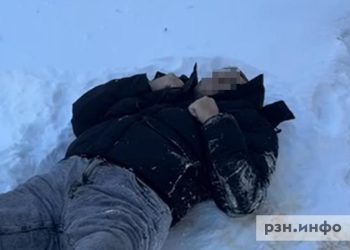 В рязанском селе около детсада обнаружен замерзший труп