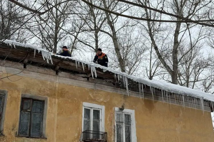 В Рязани обвалилась крыша МКД