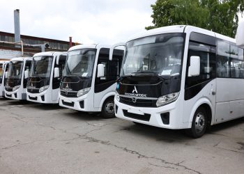 В Рязань поступило 20 новых низкопольных автобусов среднего класса