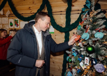Рязанский губернатор Павел Малков снял с «Елки желаний» еще один новогодний шарик