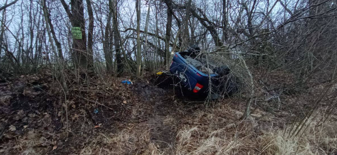 Под Рязанью при опрокидывании автомобиля погиб 47-летний водитель