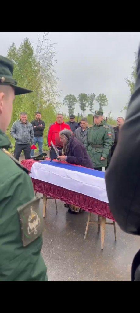 В рязанском Дягилеве простились с погибшим на СВО бойцом