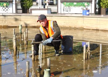 Рязанские фонтаны начали подготавливать к зиме Рязанские фонтаны начали подготавливать к зиме