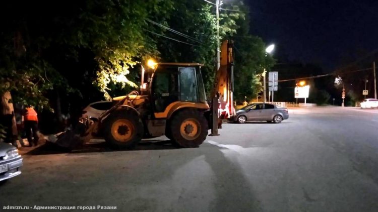 В ночь на 30 сентября на пяти рязанских улицах уберут грунтовые наносы