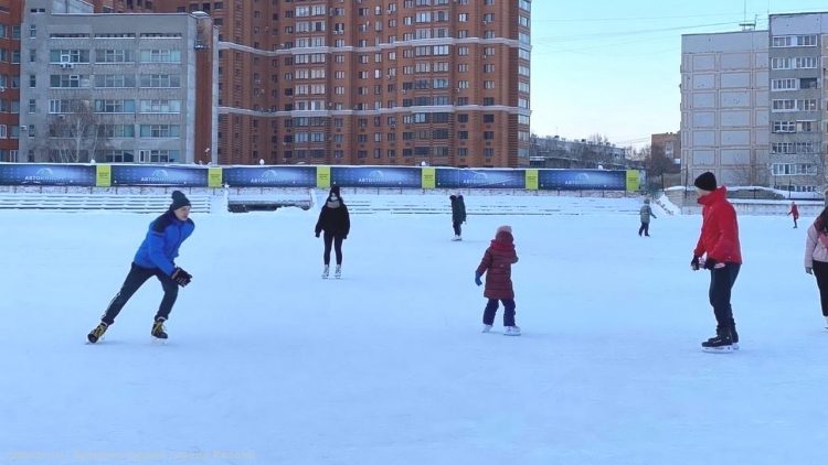 В Рязани 27 декабря на стадионе "Локомотив" заработает каток