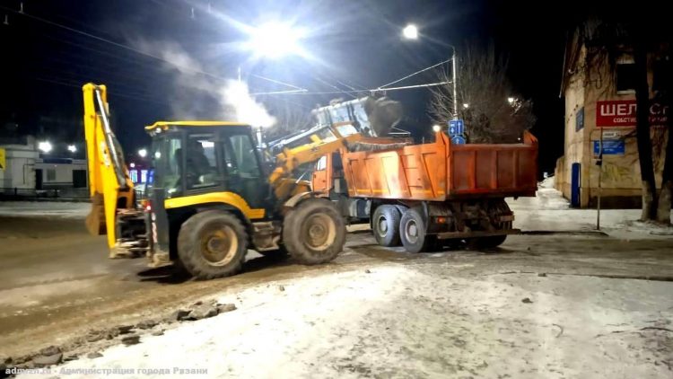 В ночь на 28 января с четырех рязанских улиц вывезут снег