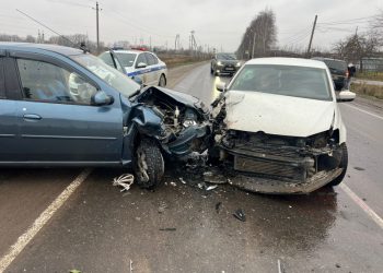 В рязанском Рыбном в ДТП пострадали два человека