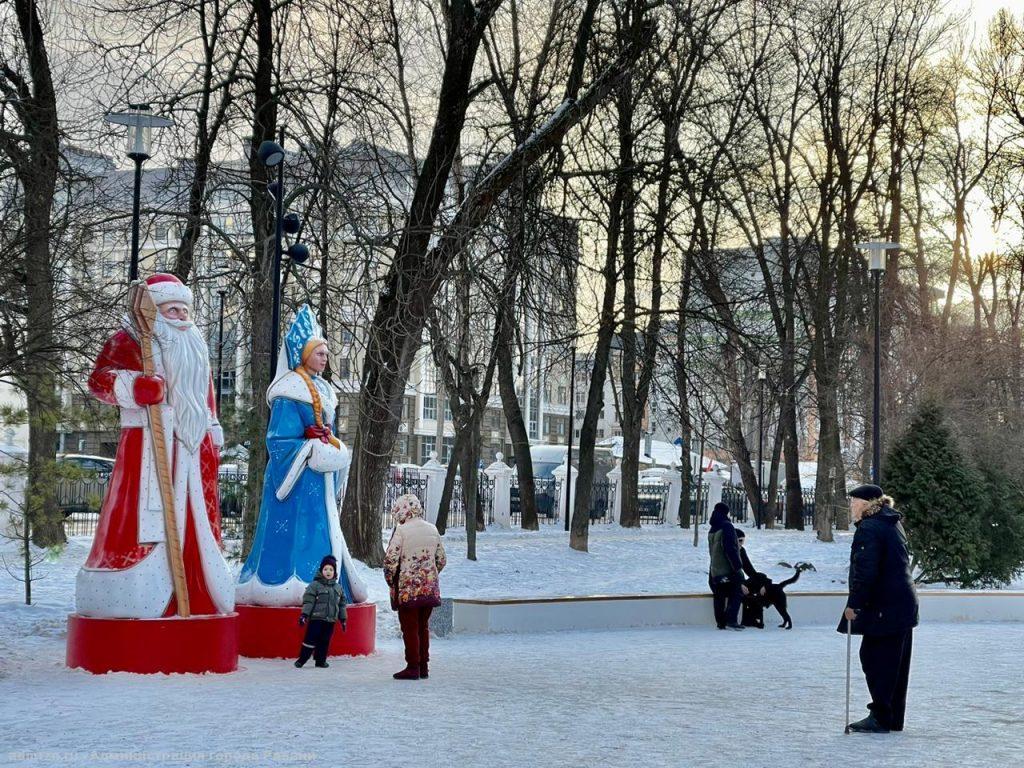 Рязанцам предложили создать новогоднее настроение в Наташином парке