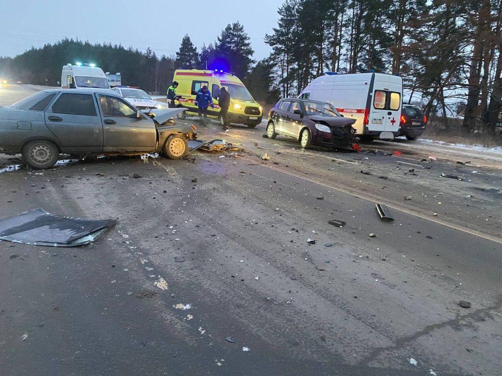 В ДТП на Солотчинском шоссе пострадали 4 человека, в том числе 5-летний ребенок