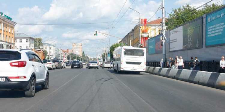 В Рязани досрочно завершен ремонт Троицкого моста на Первомайском проспекте