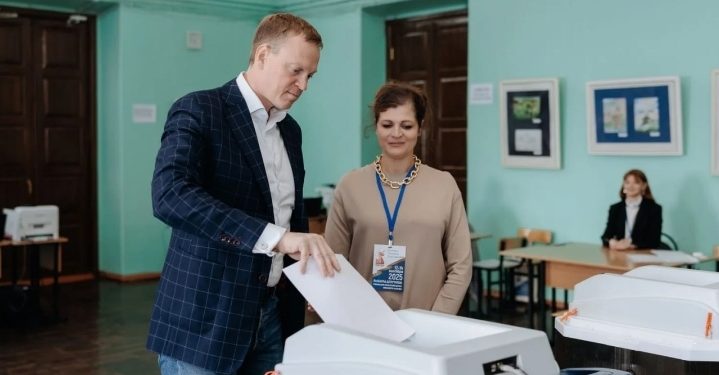 Губернатор Павел Малков проголосовал на выборах депутатов Рязанской облдумы Губернатор Павел Малков проголосовал на выборах депутатов Рязанской облдумы