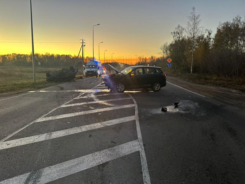 В ДТП в Ряжском районе пострадали два водителя