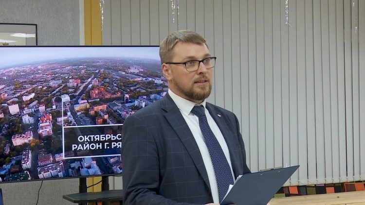 Руководитель Октябрьской префектуры Рязани Кирилл Горелов выступил с публичным отчетом