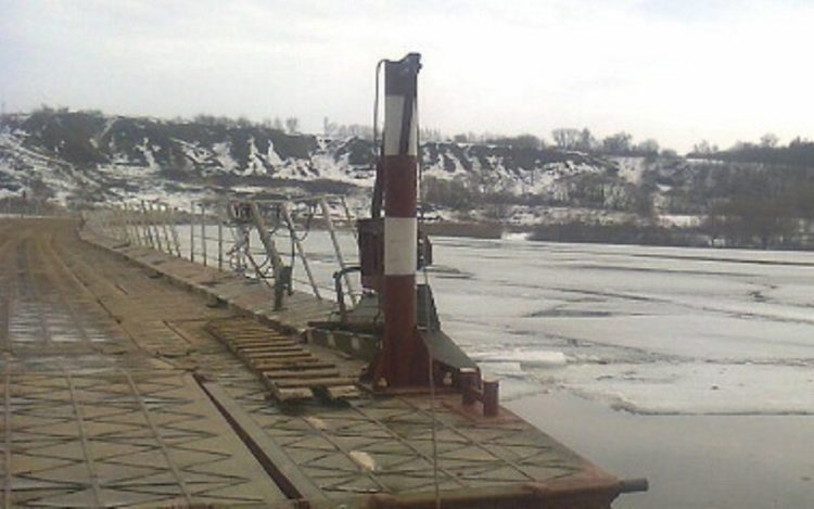 Из-за разлива в Рязани закрываются пешеходные мосты