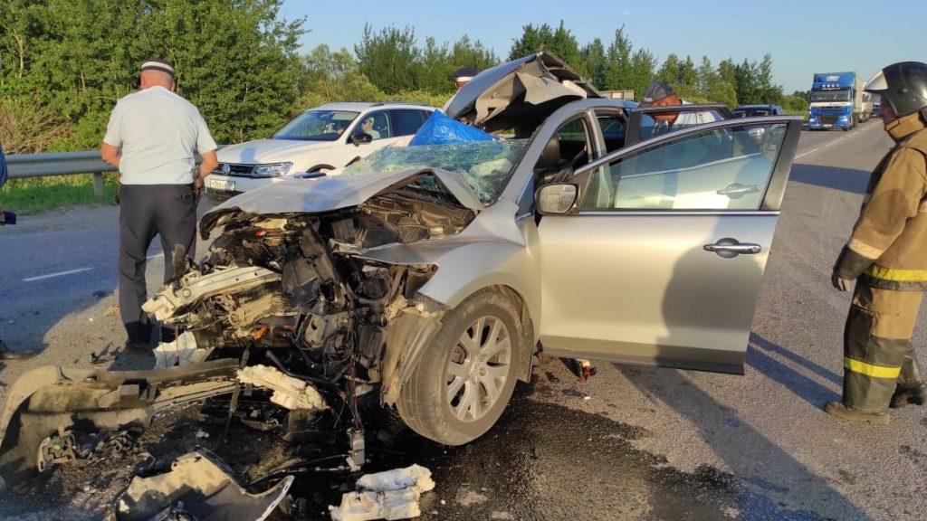 В Скопинском районе водитель "Mazda" врезался в грузовик