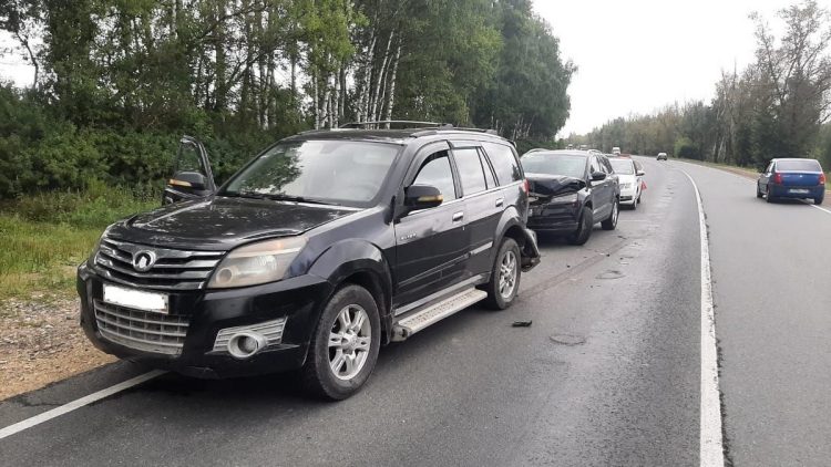 В Путятинском районе столкнулись автомобили Skoda и Great Wall Hover