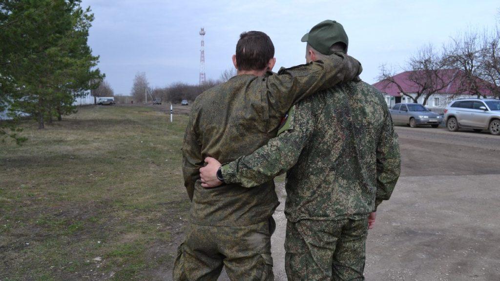 Два мобилизованных жителя рязанского Пронска прибыли домой в двухнедельный отпуск