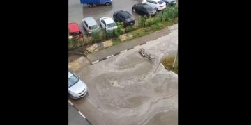 Потоп во дворе на Касимовском шоссе повторился