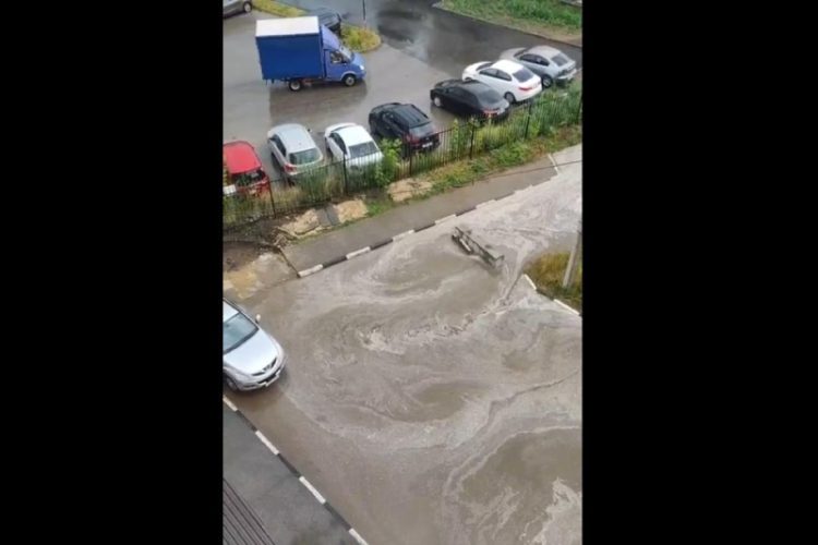Потоп во дворе на Касимовском шоссе повторился