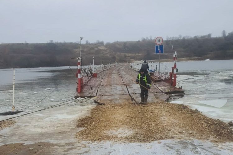 Рязанский минтранс поделился обновленной информацией о двух понтонных мостах в Спасском районе